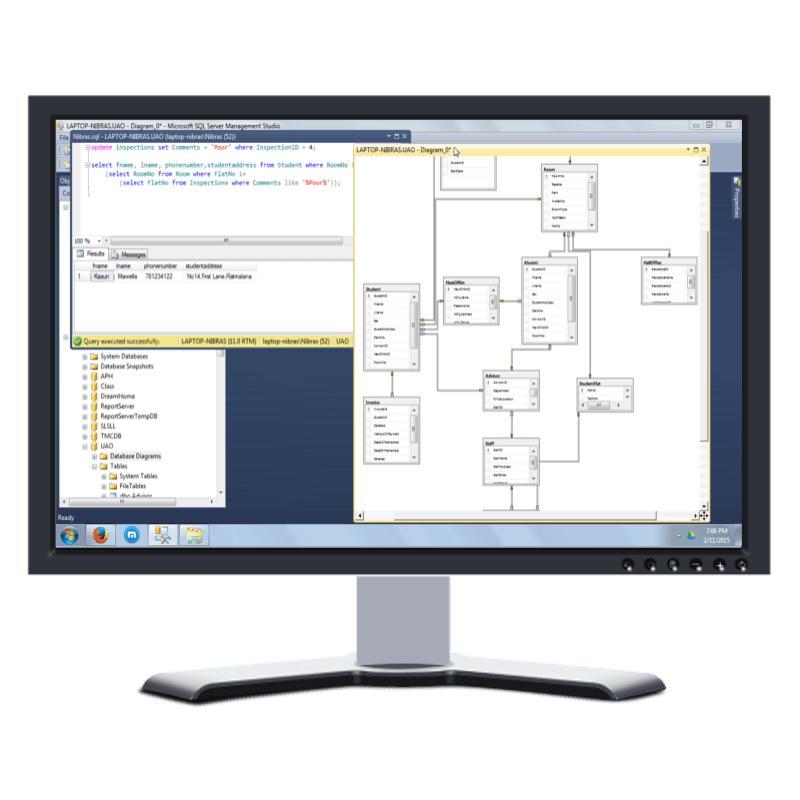 An illustration of A Database System for University Accomadation Office